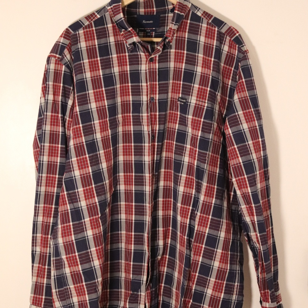 FACONNABLE Designer Men's Long-Sleeve Shirt